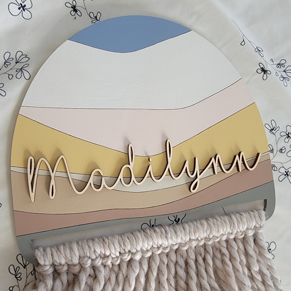 Custom Nursery Baby Signs - Picture 4 of 5